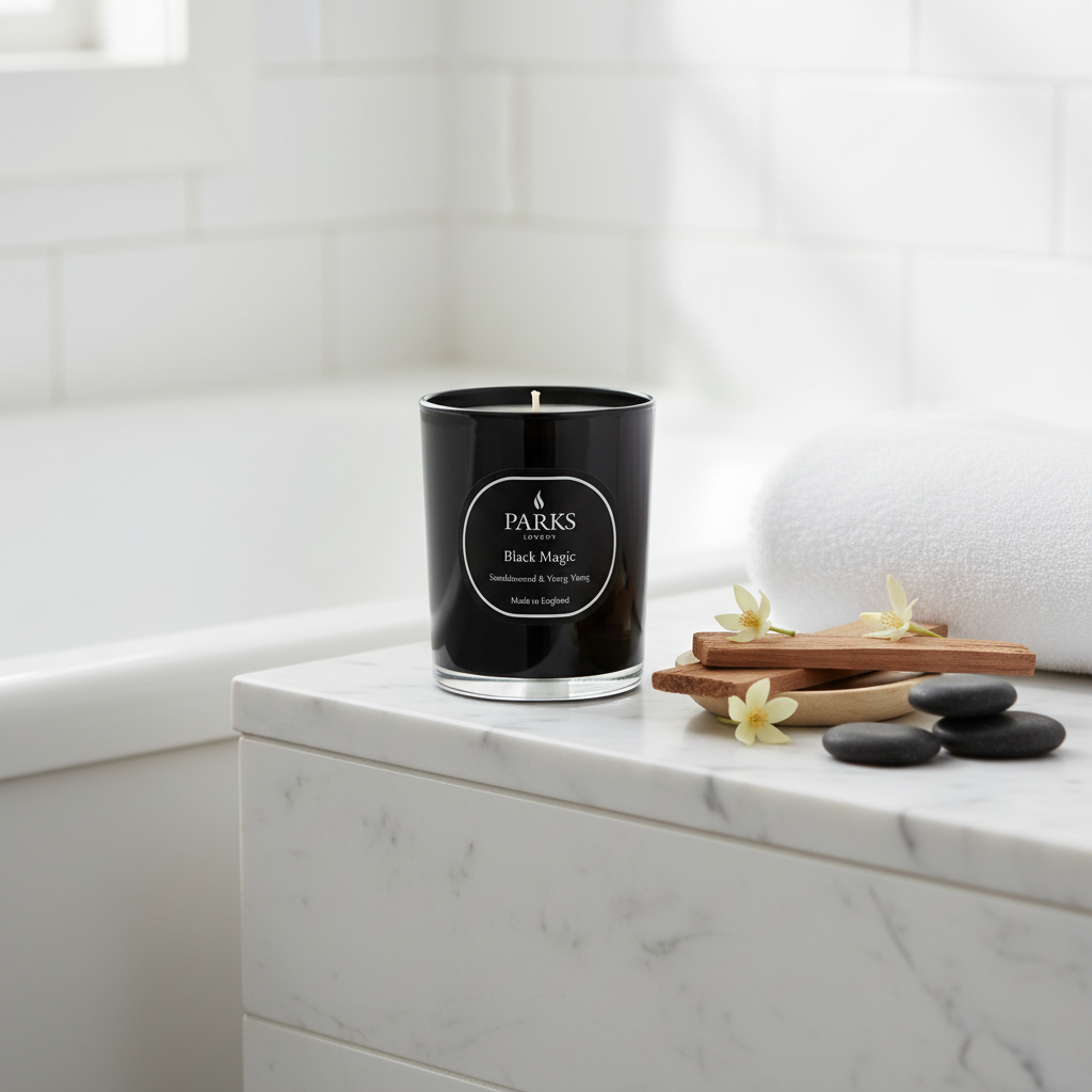 SANDALWOOD &amp; YLANG YLANG 1 WICK SCENTED CANDLE 180G