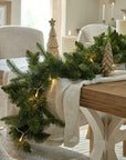 Spruce Tree Sculpture in Natural Brown
