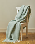 Lambswool Throw - Duck Egg