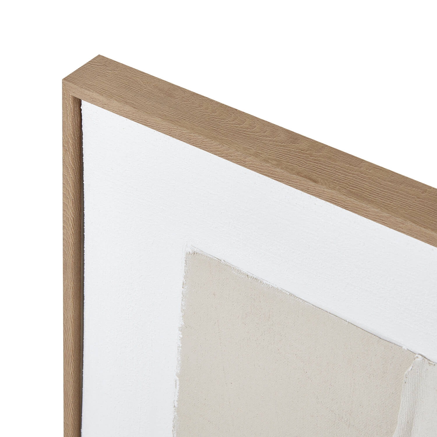 Framed Canvas Wall Art in Modern Neutral Tones