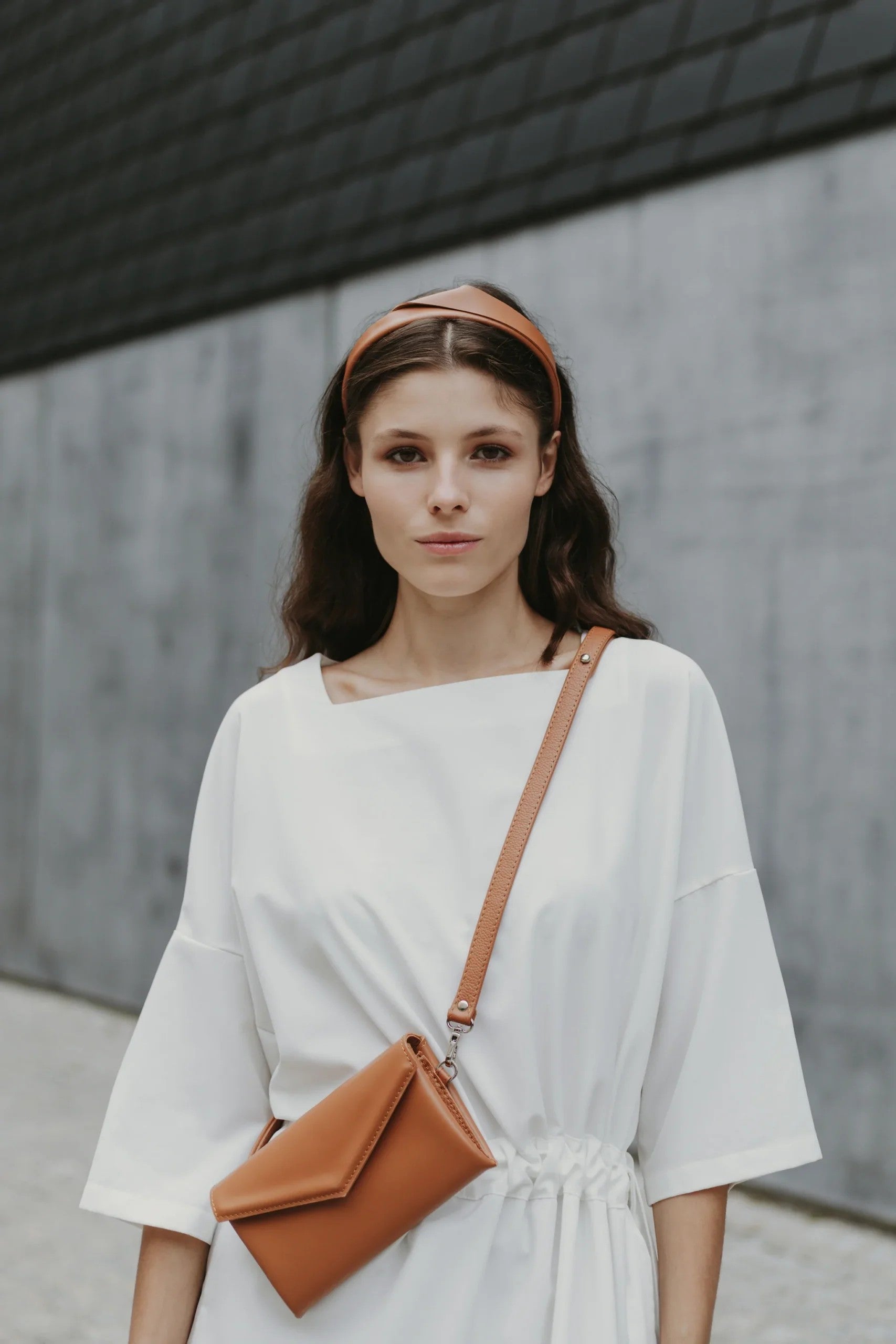 Large Leather Waist and Shoulder Bag