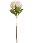 Oversized White Hydrangea Faux Stem