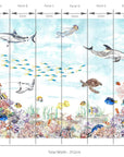 Coral Reef Underwater Mural Wallpaper