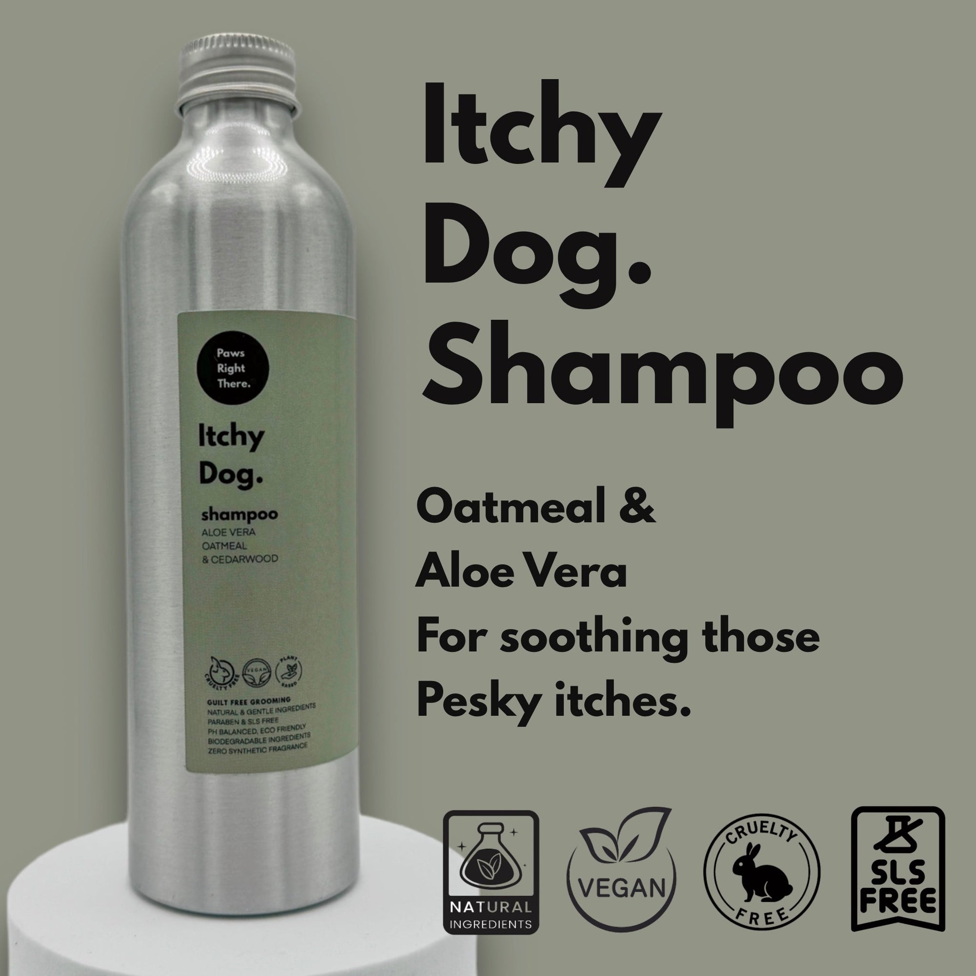 Itchy Dog Shampoo with Oatmeal &amp; Aloe Vera 250ml