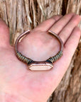 Quartz Bracelet - Electroformed Copper | Handmade by Blackbird & Sage