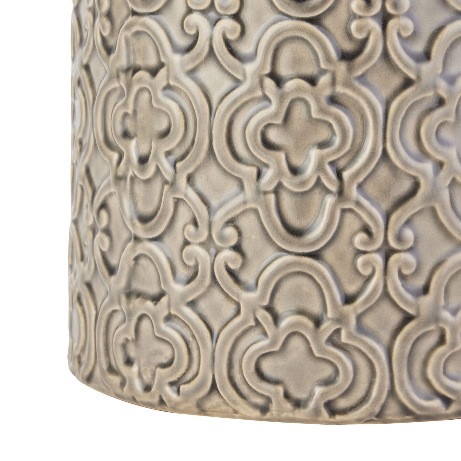 Elegant Seville Grey Marrakesh Urn | Large Statement Piece