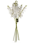 Artificial Flowers Phalaenopsis Orchid White Stem 100cm-3