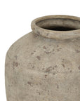 Handcrafted Ceramic Vase in Mottled Grey 50cm