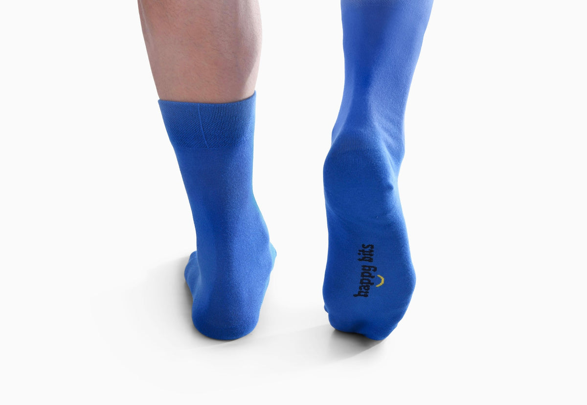 Plain Bamboo Socks - Cool Sea Blue