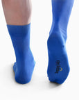 Plain Bamboo Socks - Cool Sea Blue
