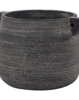 Grey Hydria Ceramic Pot for Indoor and Outdoor Styling