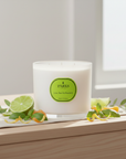LIME, BASIL & MANDARIN 650G 3 WICK CANDLE