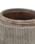 Brown Dolly Pot Handcrafted Ceramic Home Accent