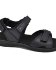 Liiva Women's Leather Sandals - Black