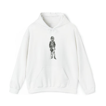 Graphic Print Unisex Hooded Sweatshirt