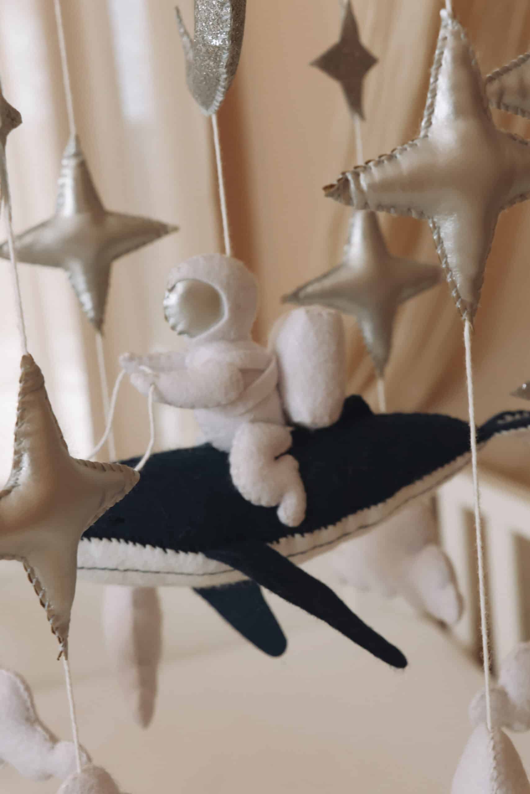 Handmade astronaut mobile-4