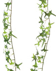 Lifelike artificial ivy garland with natural green leaves, perfect for shelves or mantels, 170 cm long, fade-resistant plastic.  by sostter at brixbailey.com