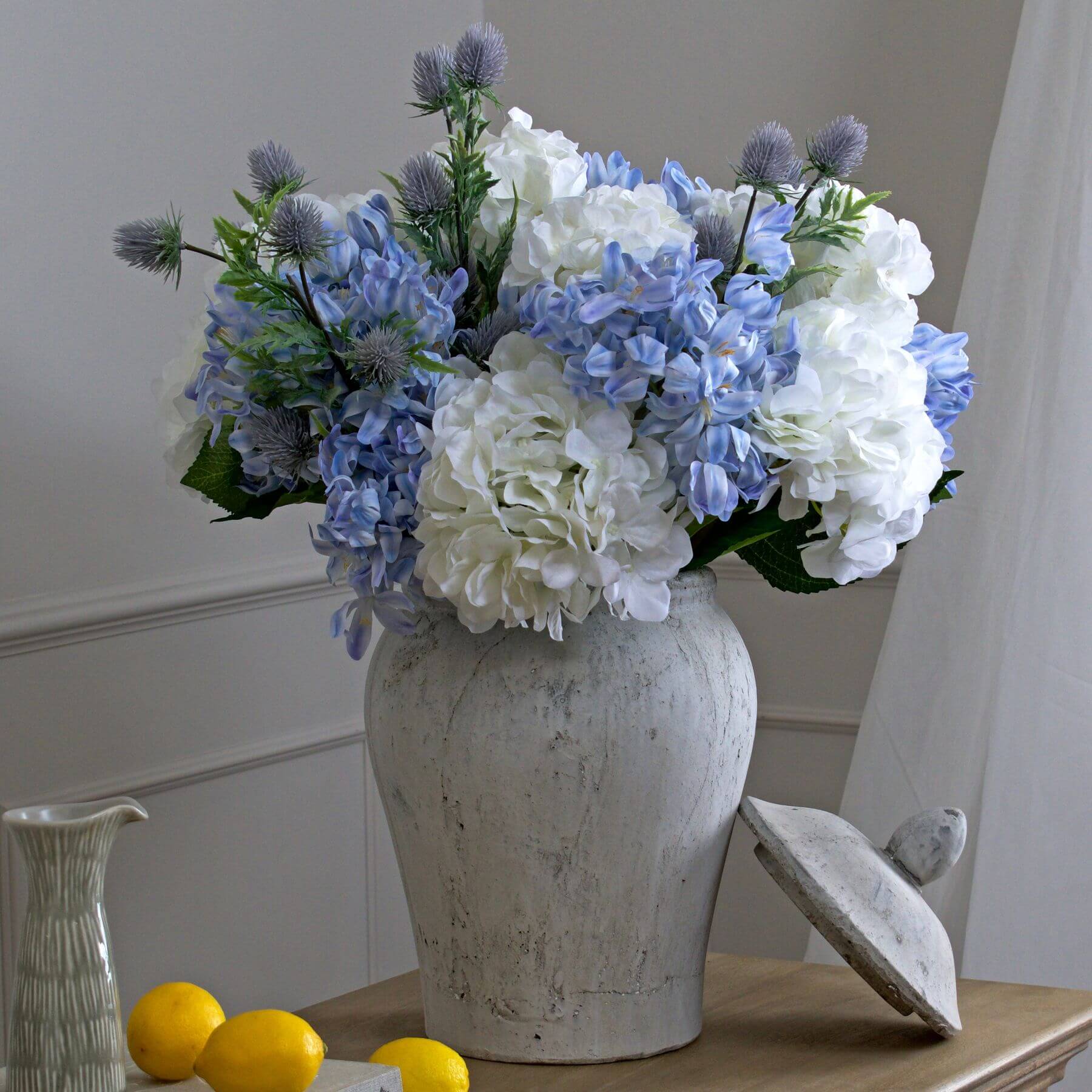 Stone Ginger Jar Decorative Vase