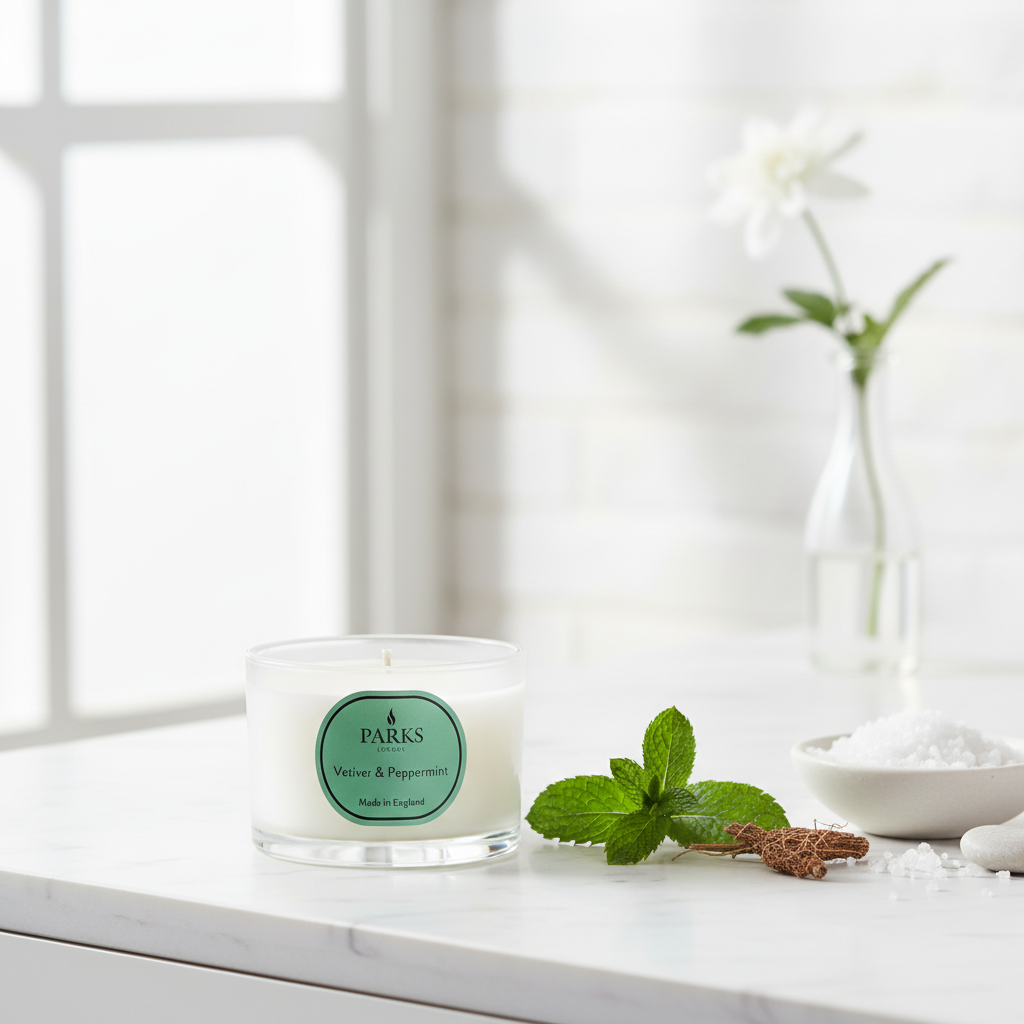 VETIVER AND PEPPERMINT TRAVEL CANDLE 70G