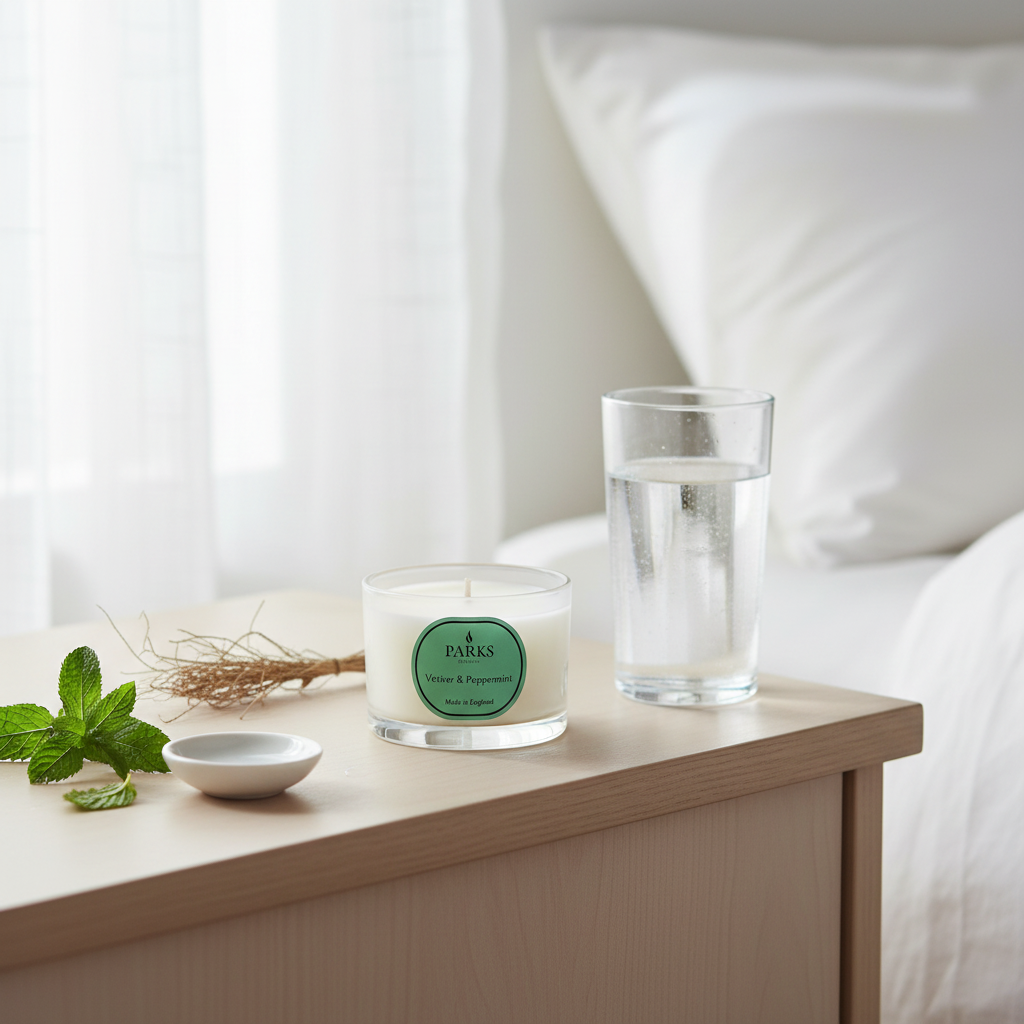 VETIVER AND PEPPERMINT TRAVEL CANDLE 70G