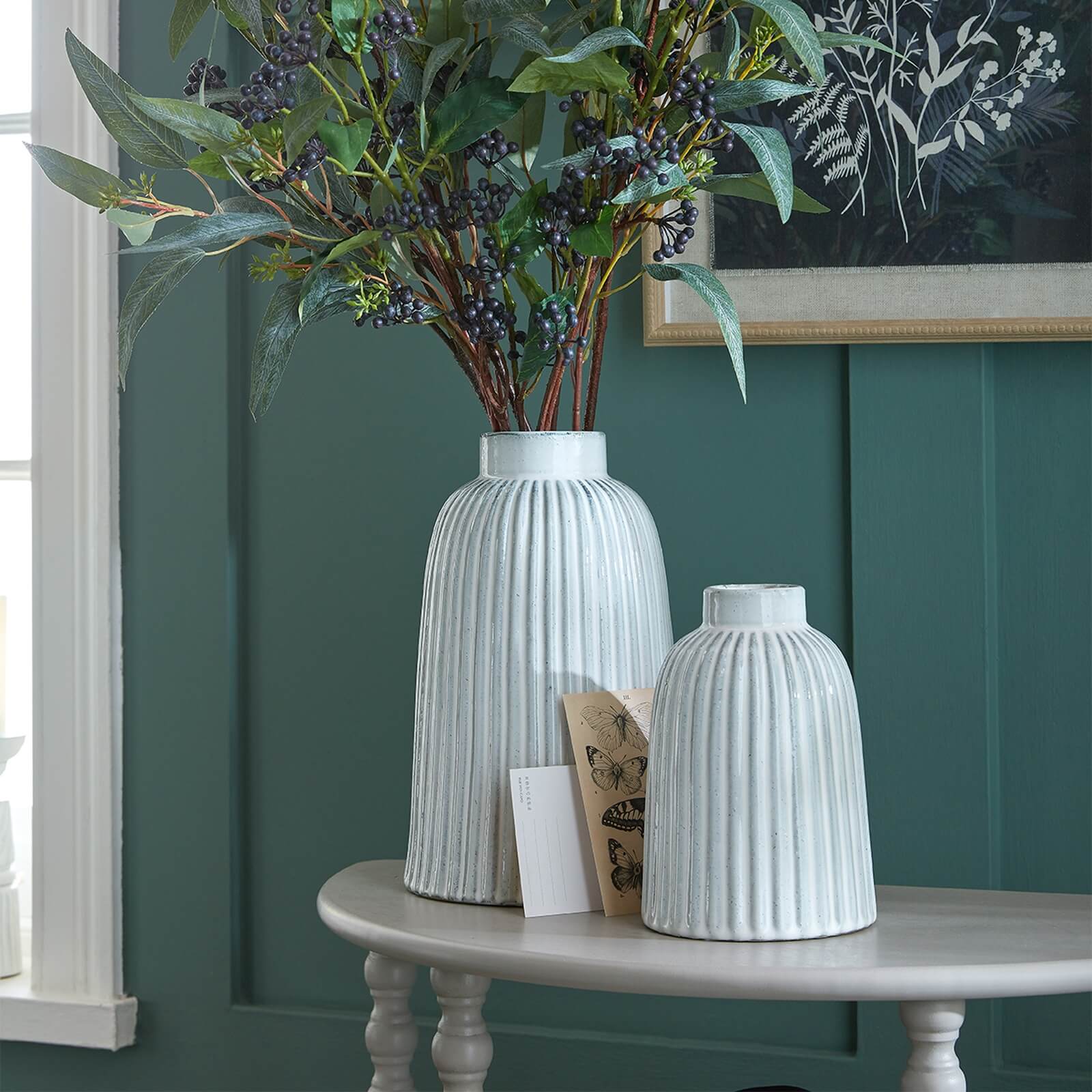 Large Bell Vase in Soft White