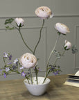 Off White Ceramic Flower Frog for Easy Flower Arranging