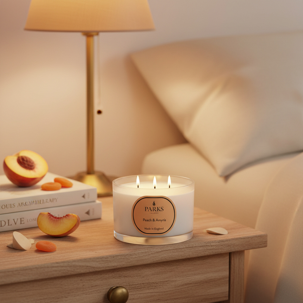 PEACH &amp; AMRYIS TRAVEL CANDLE 70G