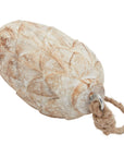 Whitewashed Pine Cone Tree Ornament