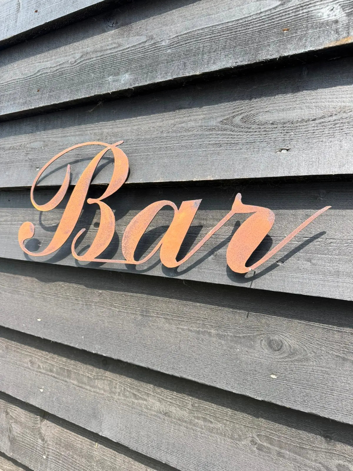 Rustic Bar Sign for Home &amp; Garden