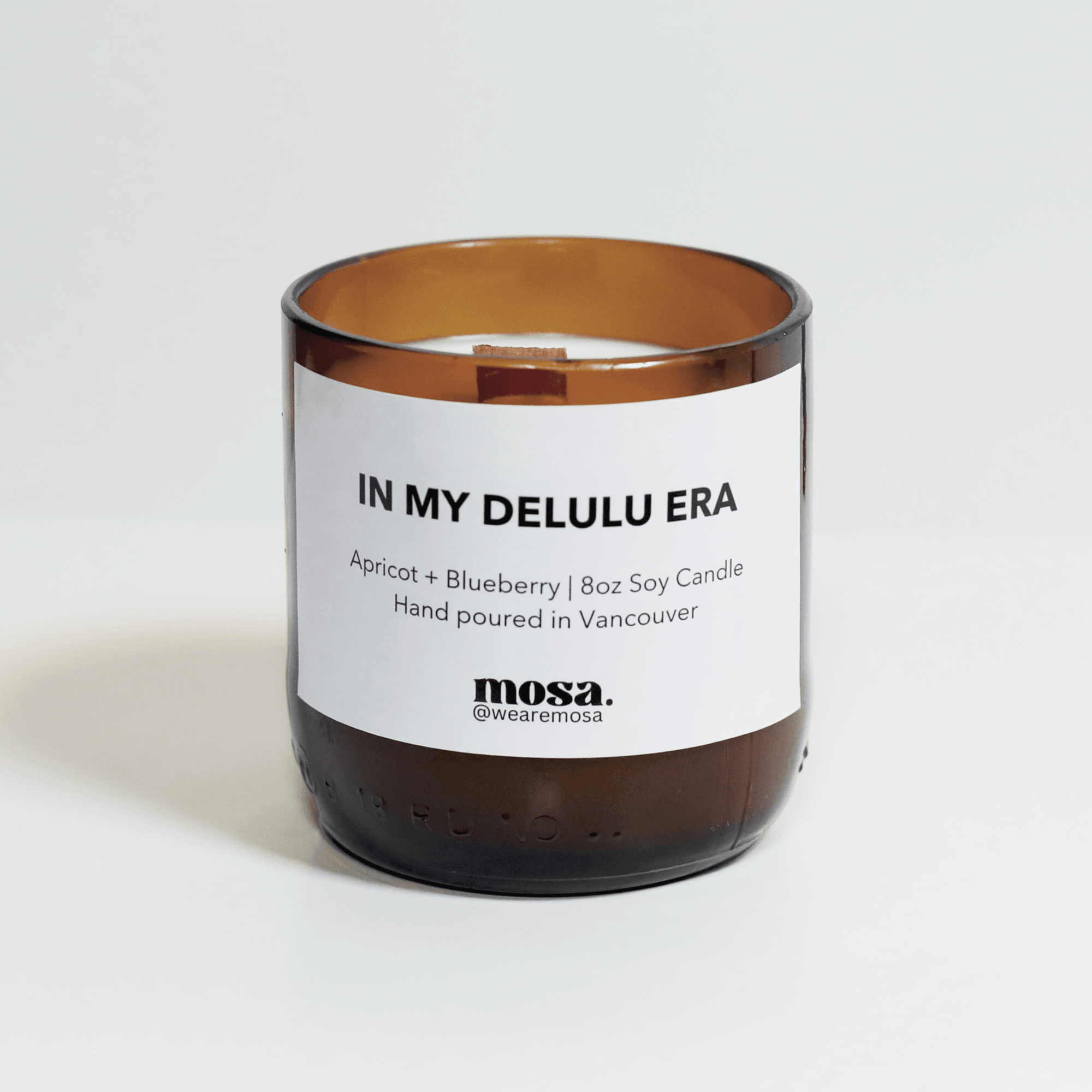 Apricot Blueberry Scented Soy Candle-4