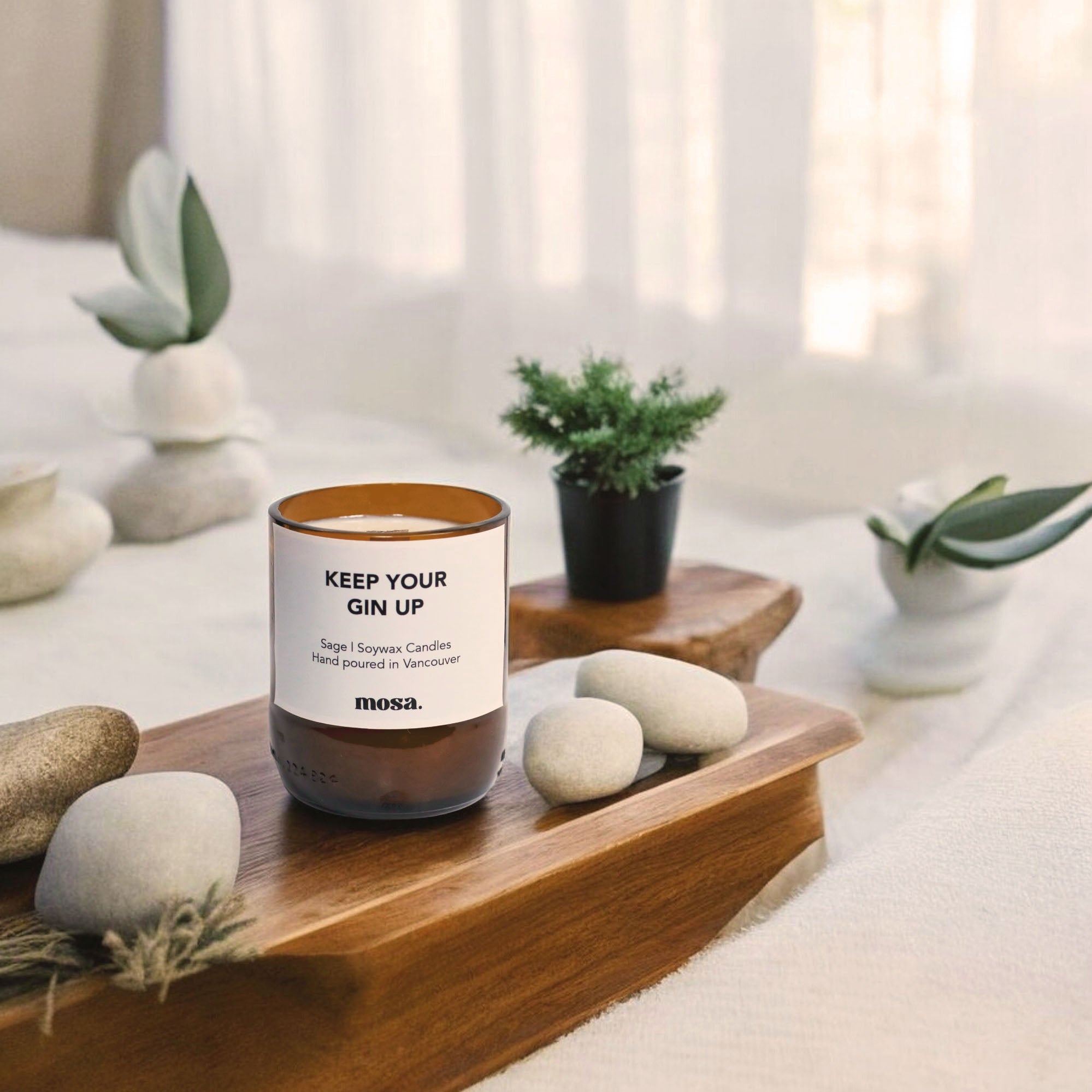 Sage Scented Soy Candle-2