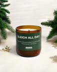 Mountain Spruce + Amber Scented Soy Candle-1