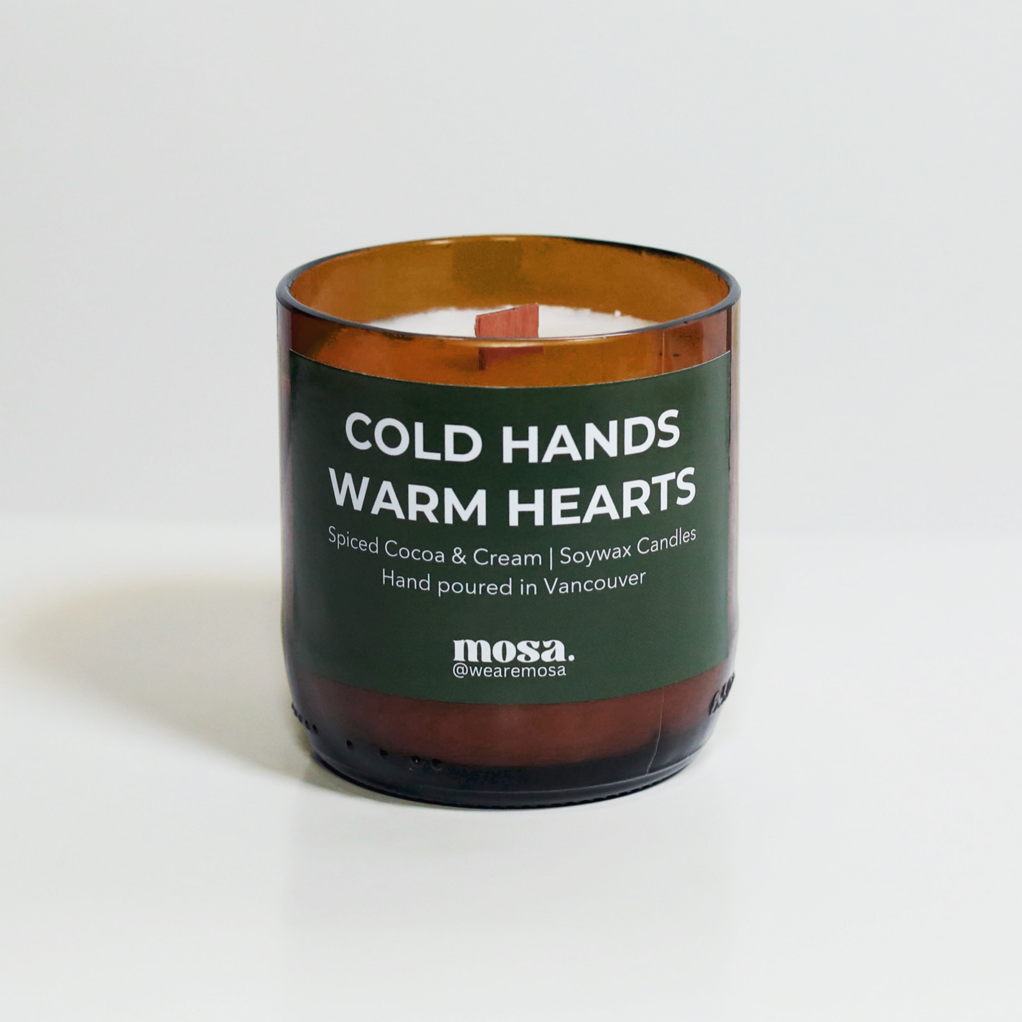 Spiced Cocoa & Cream Scented Soy Candle-0