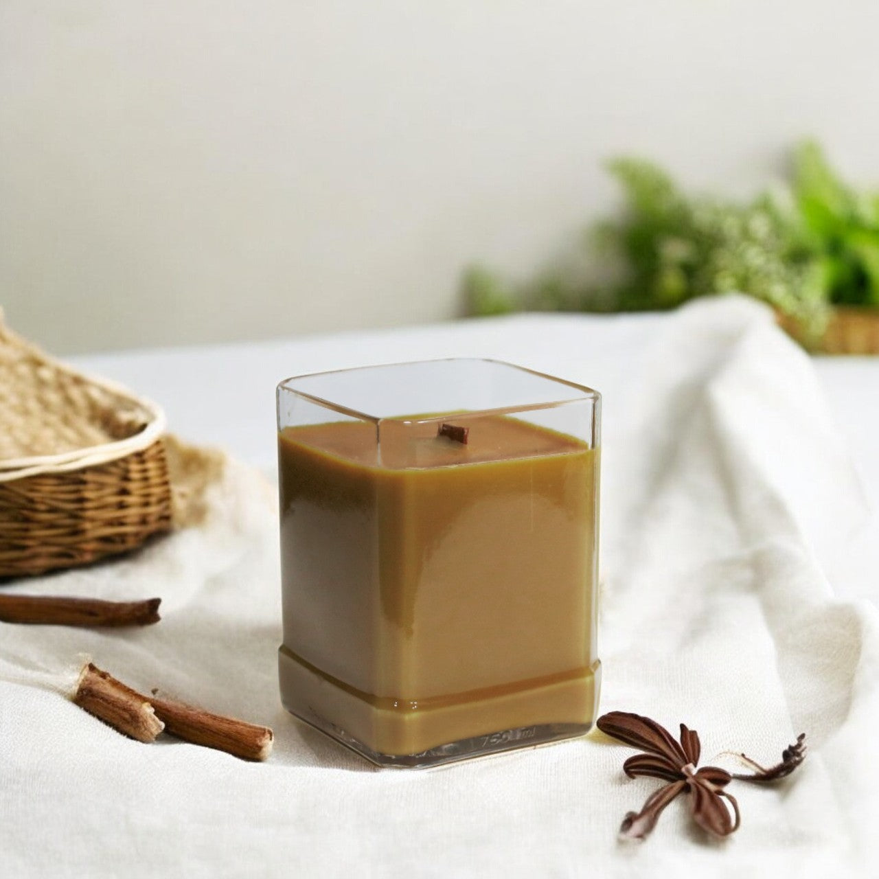 Vanilla & Tobacco Scented Soy Candle-1