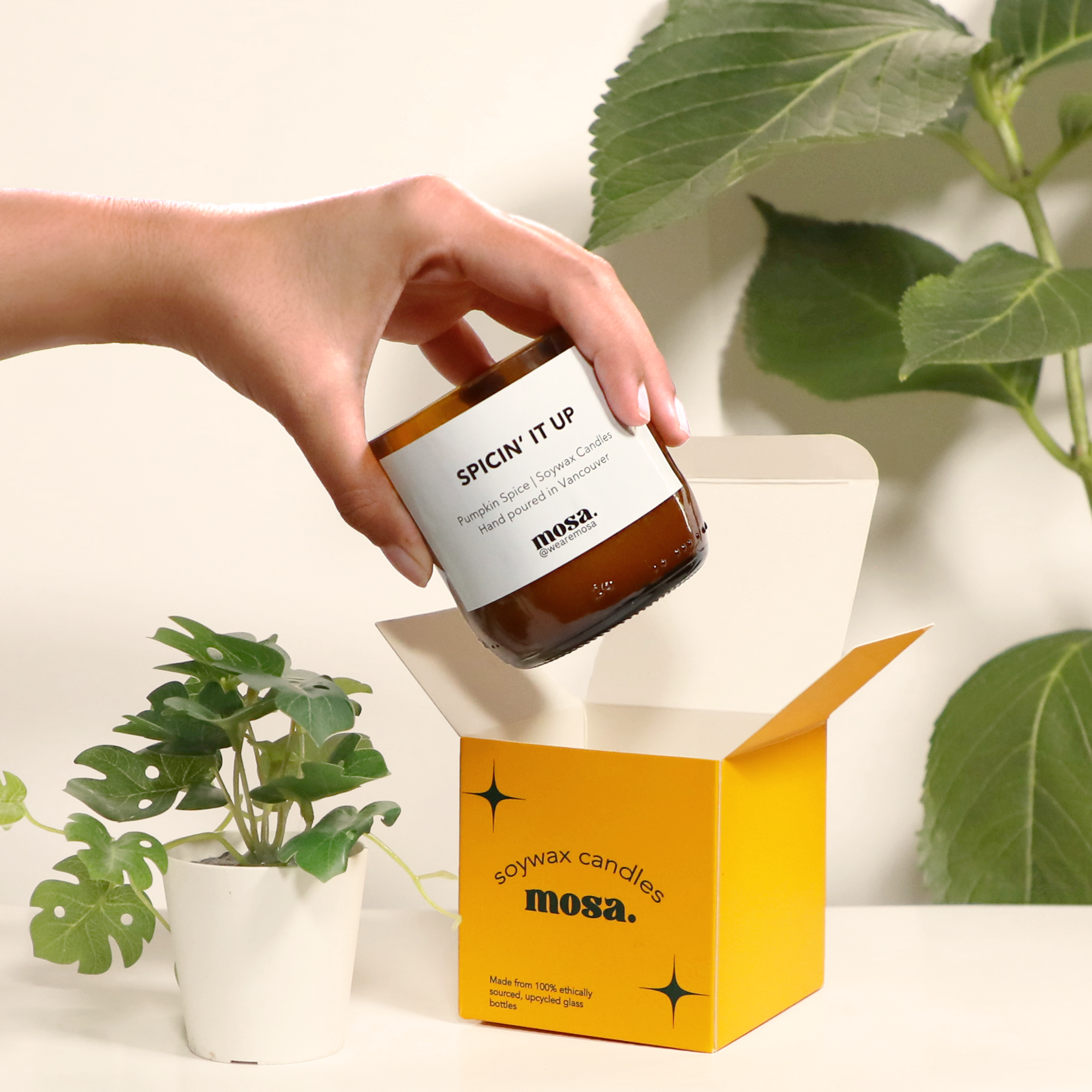 Pumpkin Spice Scented Soy Candle-1