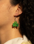 Handmade Shamrock Earrings