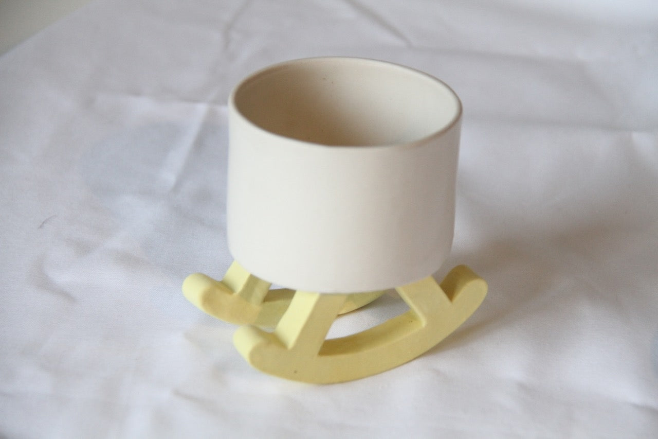Yellow Rocky Chair Whisky Cup