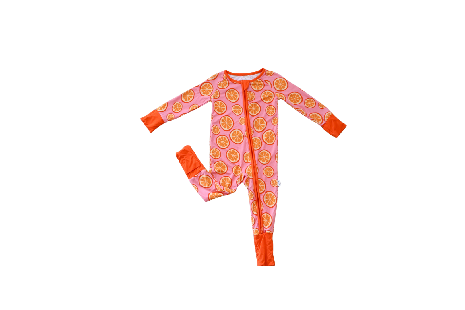 Pink and Orange Baby Romper
