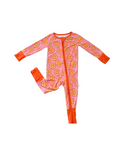 Pink and Orange Baby Romper