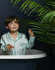 Teddy Glacier Boys Silk Pyjama Set