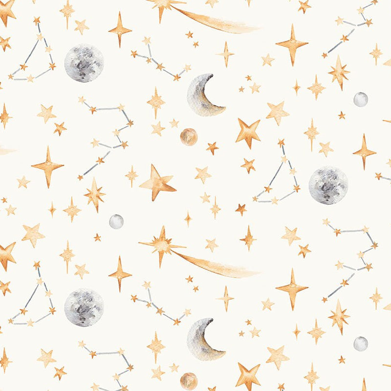 Watercolour Stars &amp; Constellation Wallpaper | Celestial Night Sky