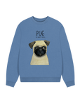 Pug Women's Oversized Sweatshirt