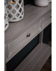 Grey Tone Two Drawer Console Table