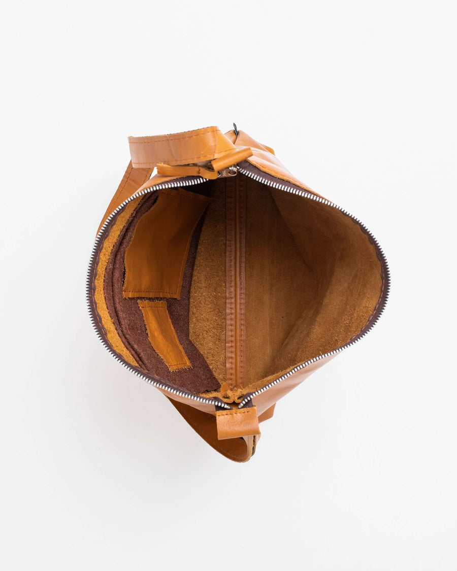 Anet L shoulder bag - Caramel