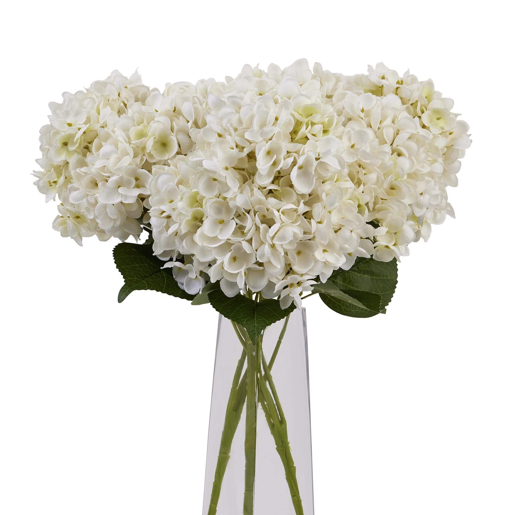 White Hydrangea Faux Flower Bouquet