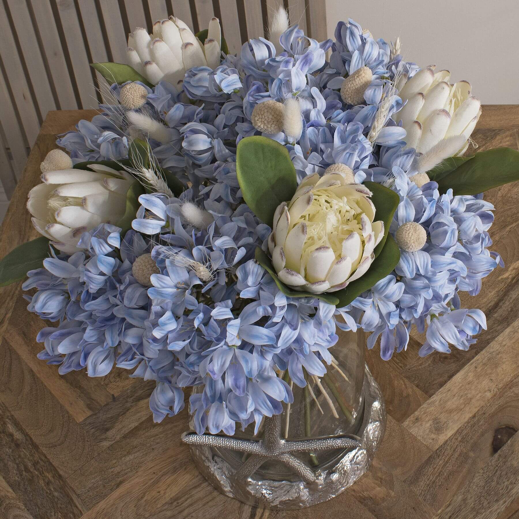 Elegant White Protea Bouquet | Fresh &amp; Timeless