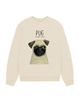 Pug Women's Oversized Sweatshirt
