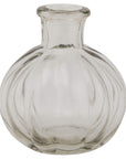 Large Bud Vase Clear Glass Modern Centrepiece