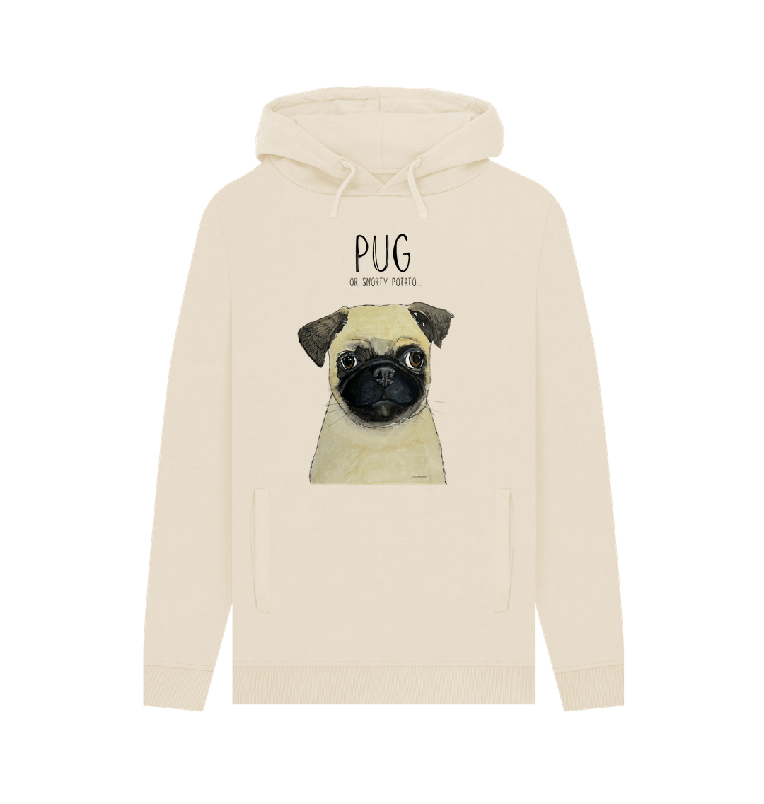 Pug or Snorty Potato? Men's Hoodie – Cozy, Funny, &amp; Pug-tastic!