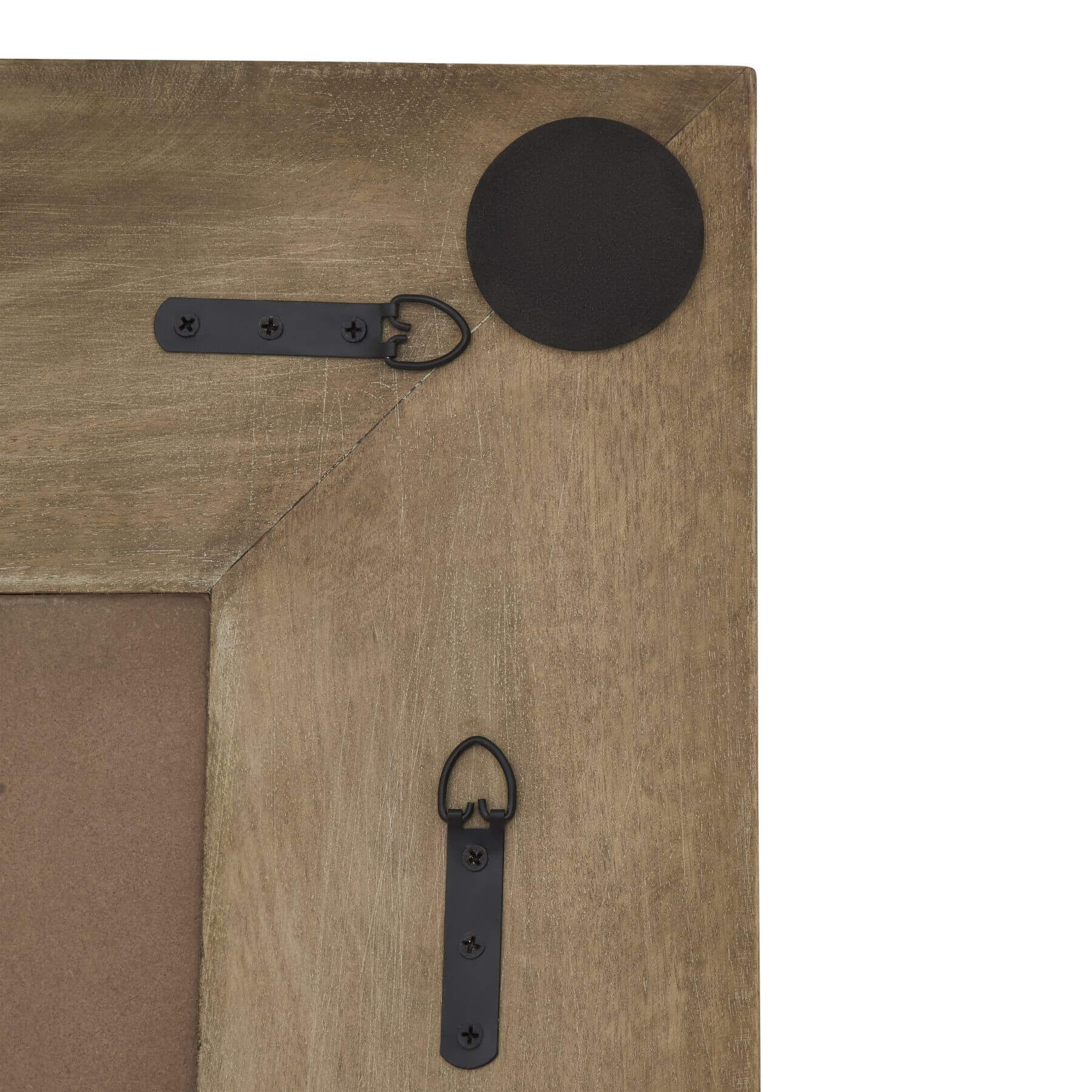 Full Length Wall Mirror in Natural Wood Frame
